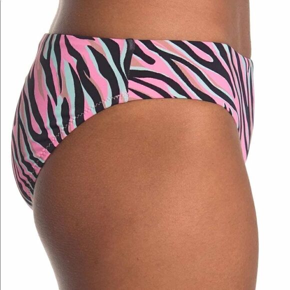 The Bikini Lab Hipster Bikini Bottoms, Pink/Black, 2XL, NWT - Picture 8 of 13